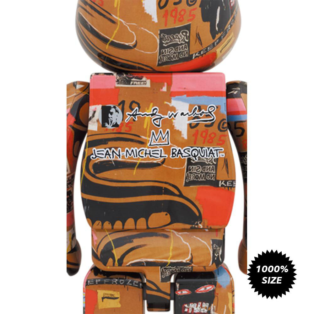 Bearbrick A.Warhol x Jean-Michel Basquiat #2 by Medicom Toy - Shop online at RAUM concept store Bearbrick A.Warhol x Jean-Michel Basquiat #2 by Medicom Toy - Shop online at RAUM concept store