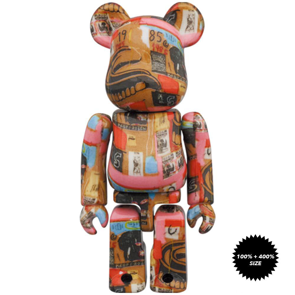 Andy Warhol x Jean-Michel Basquiat #2 100% + 400% Bearbrick Set by