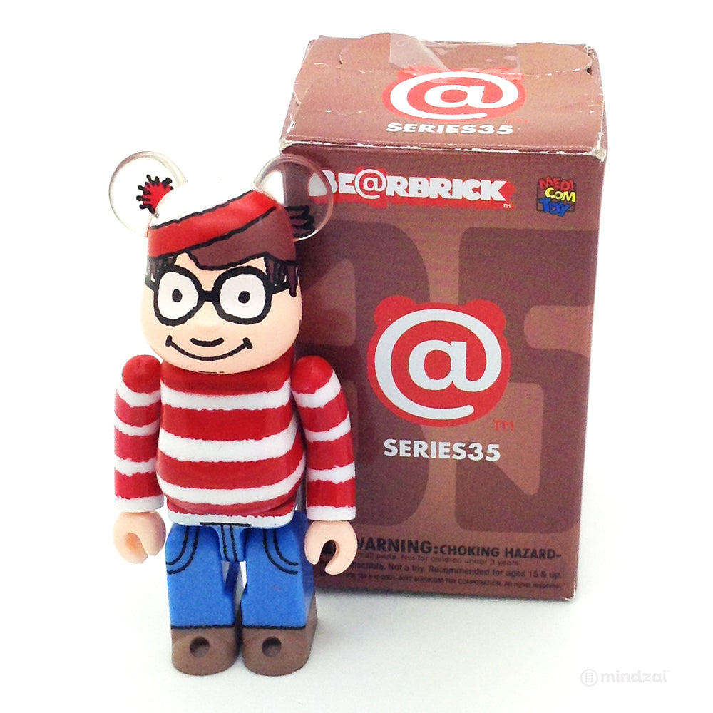 Bearbrick Series 35 - Where's Waldo Wally (Pattern)