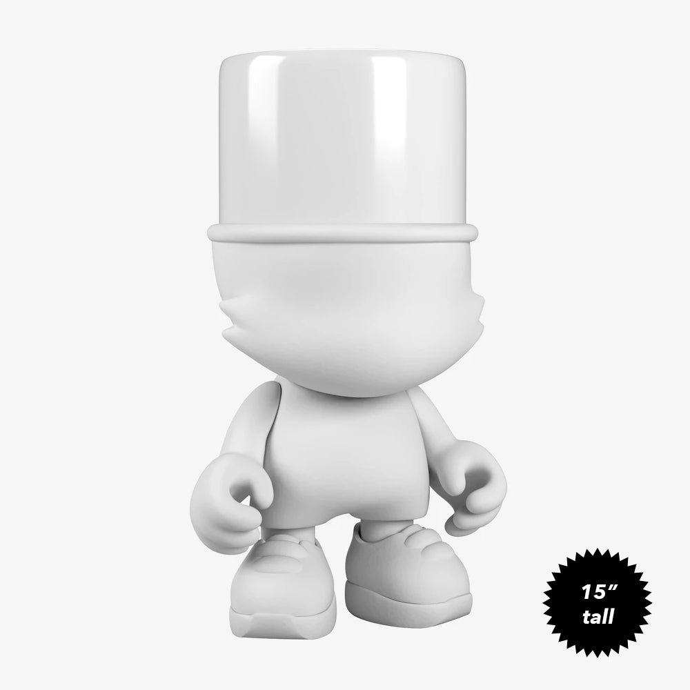 White 15-inch UberKranky Toy by Superplastic