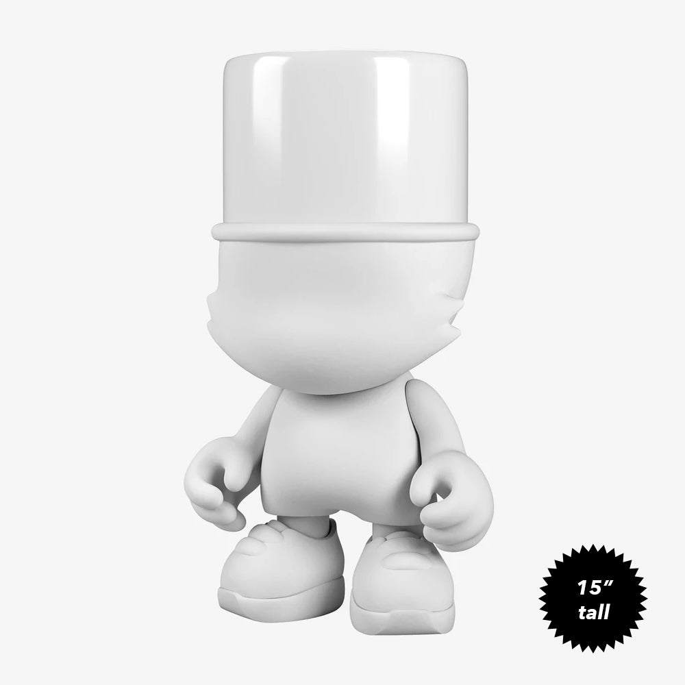 White 15-inch UberKranky Toy by Superplastic