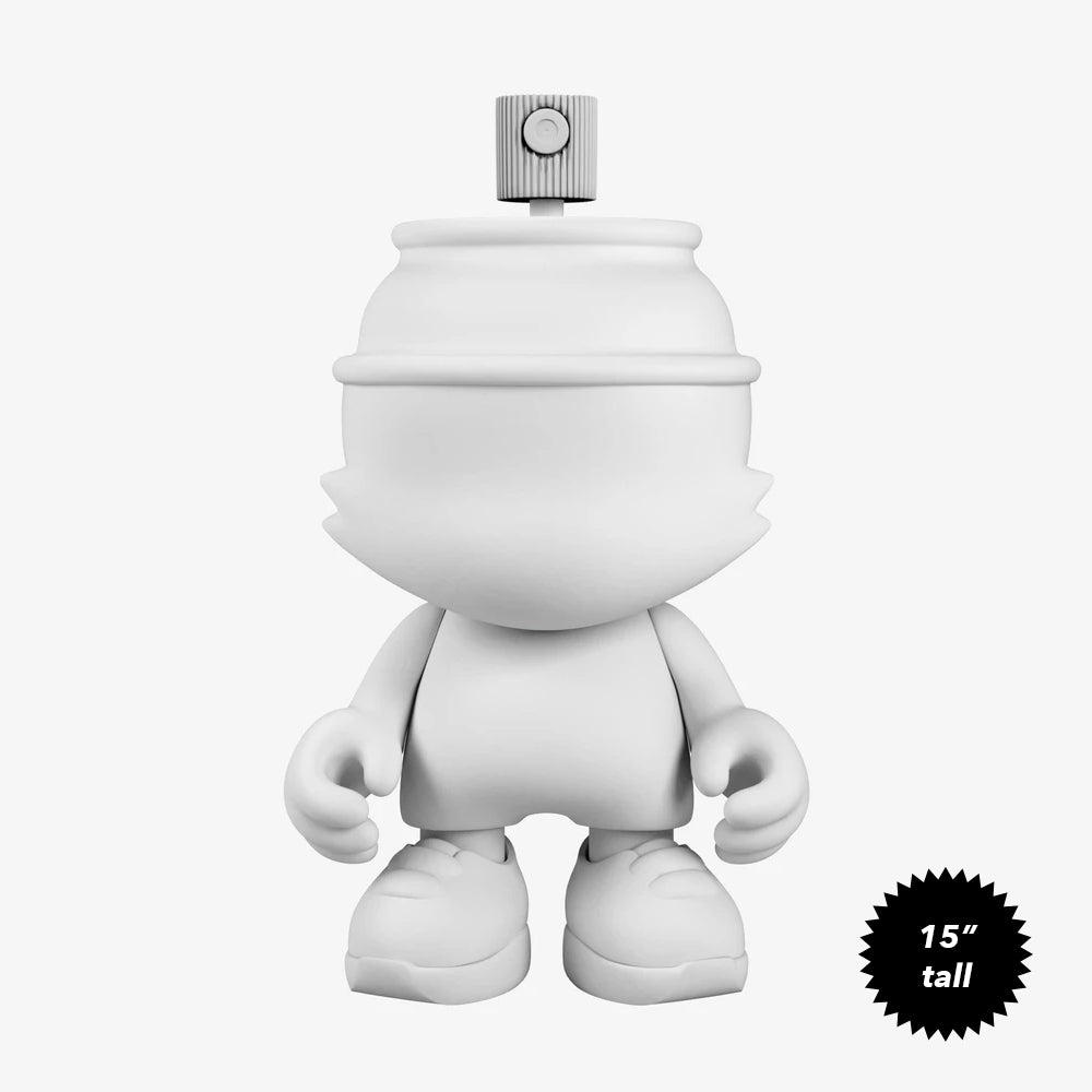 White 15-inch UberKranky Toy by Superplastic