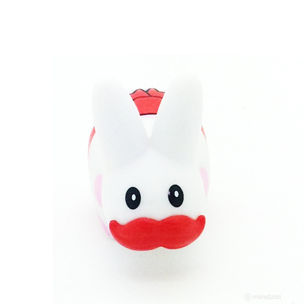 Personal Happiness Labbit Mini Series - White with Pink Polka Dot