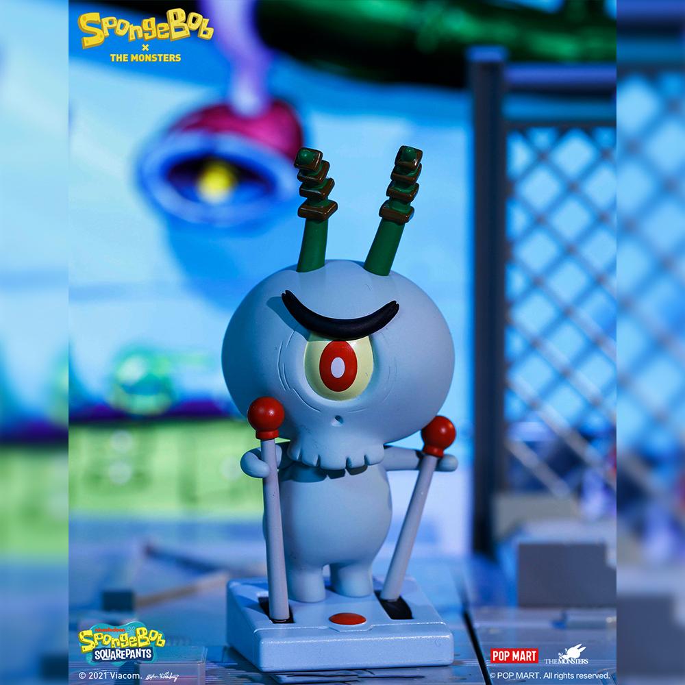 spongebob movie monsters Plankton x Tycoco - The Monsters x SpongeBob POP Mart