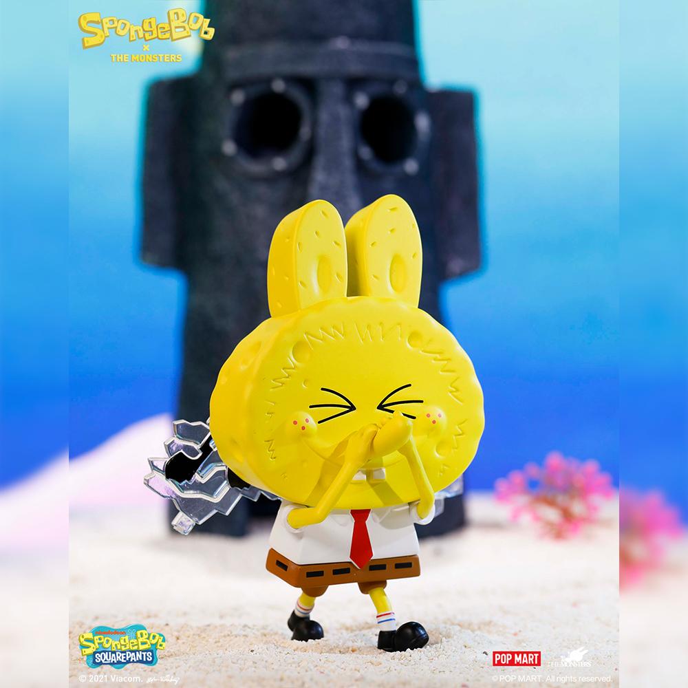 Nose Flute Labubu - The Monsters x SpongeBob POP Mart