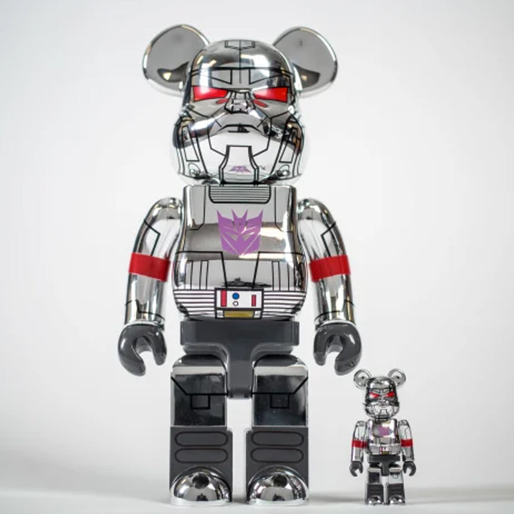SDCC2017 Megatron 100% + 400% Bearbrick Set by BAIT x Medicom Toy