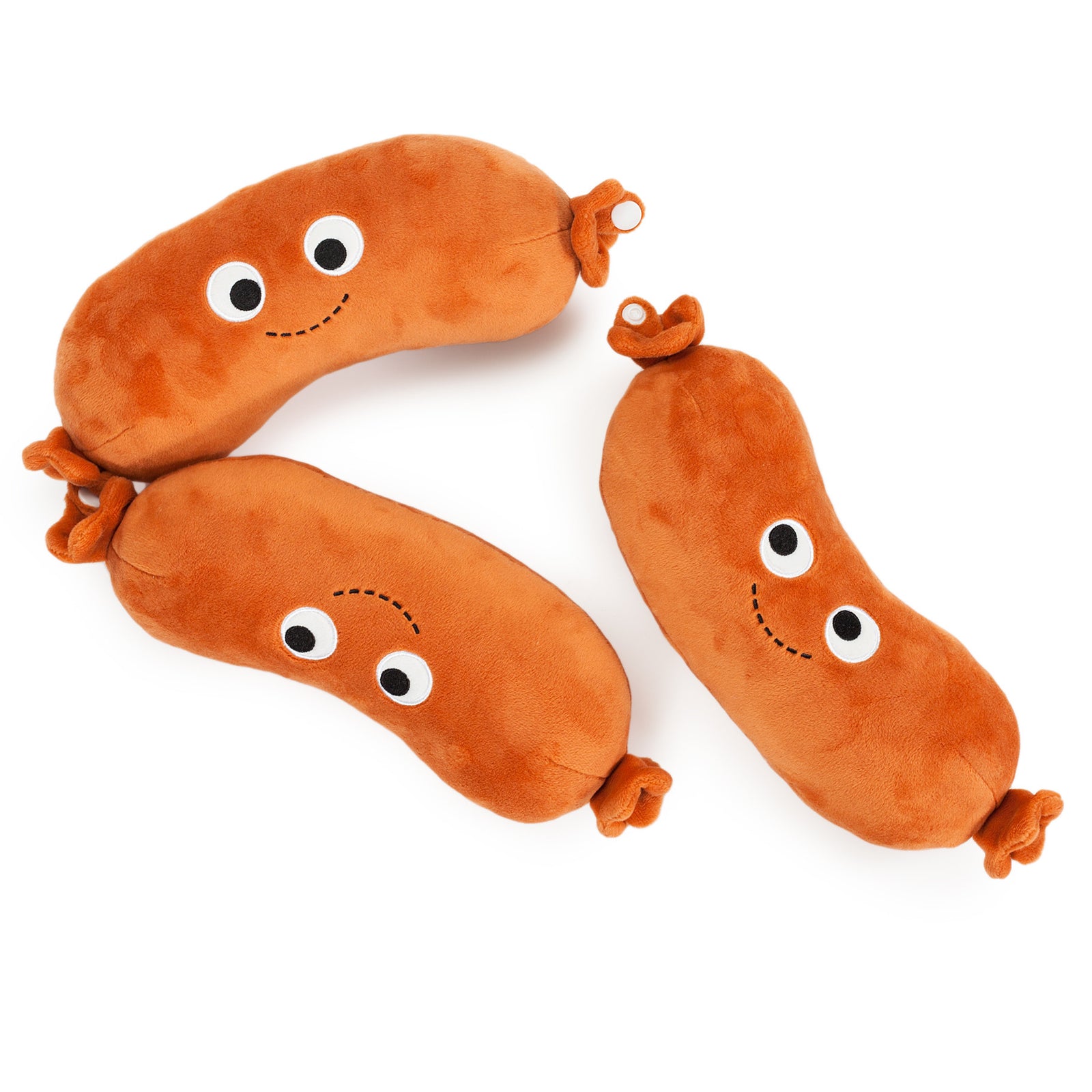 Yummy World Siamese Sausage 16-inch Plush Toy by Heidi Kenney x Kidrobot - Special Order - Mindzai  - 1
