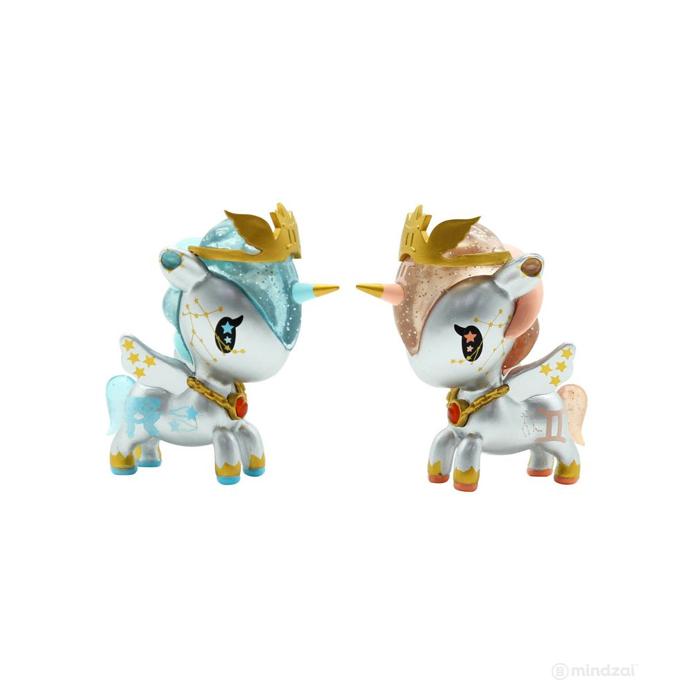 Gemini Zodiac Unicorno 2-pack Vinyl Figure by Tokidoki